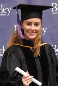 Karin Gaudet-Asmus at the graduation ceremony for the Berkeley LL.M. Program.